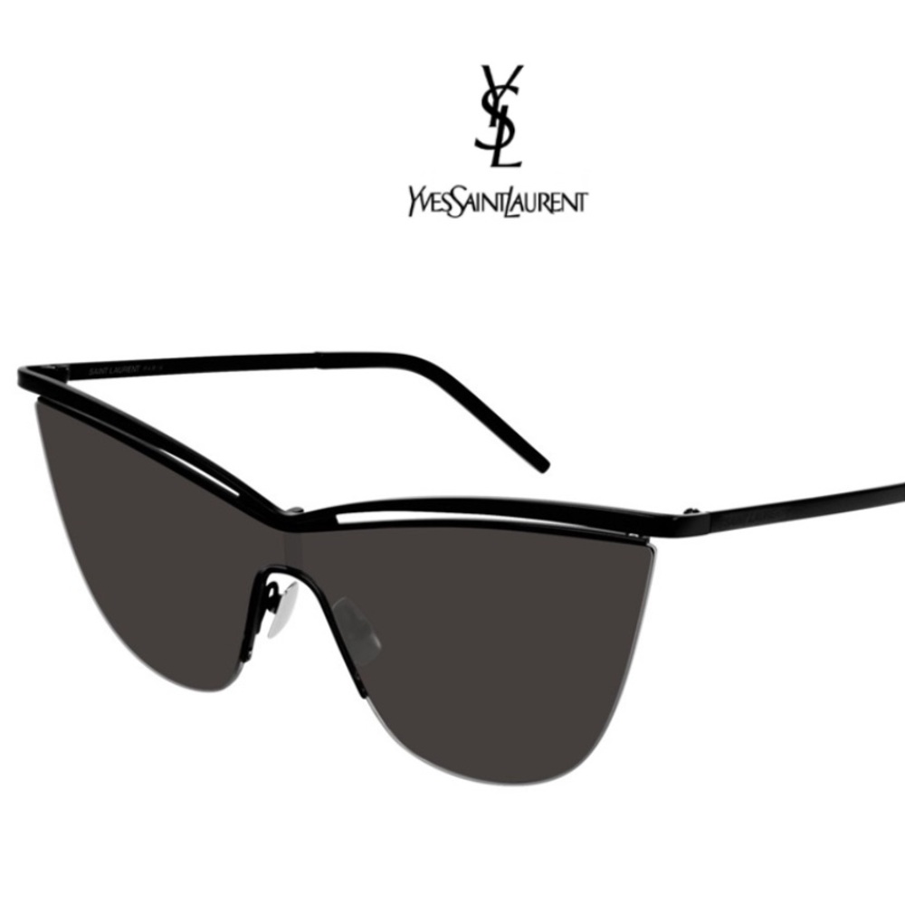 SOLD ELSEWHERE Saint Laurent Womens SL249 RARE DISCONTINUED black/black 99MM - Picture 1 of 5
